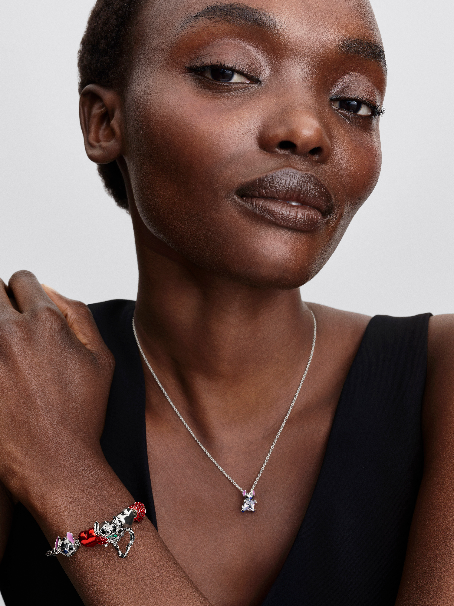 Disney Stitch Collier Necklace | スターリングシルバー | パンドラ'