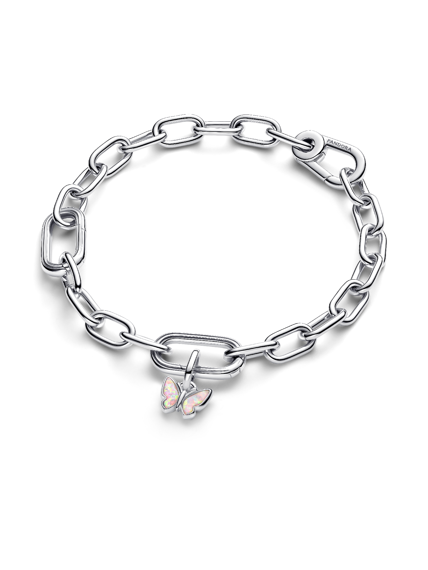 Pink Butterfly Mini Dangle Charm | スターリングシルバー | パンドラ'
