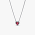 Elevated Red Heart Collier Necklace Elevated Red Heart Collier Necklace