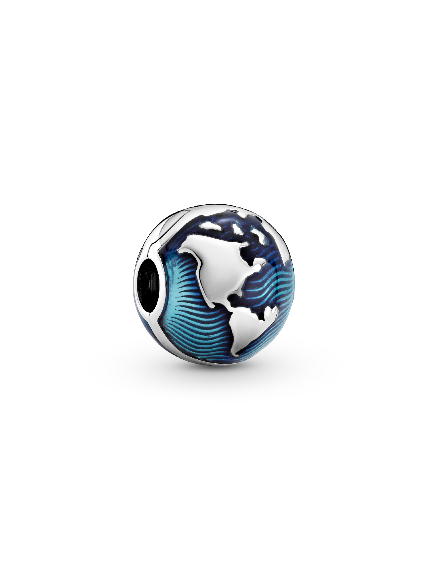 Blue Globe Clip Charm | スターリングシルバー | パンドラ'