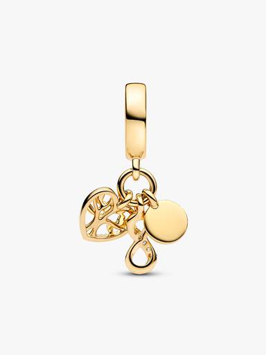Family Infinity Triple Dangle Charm