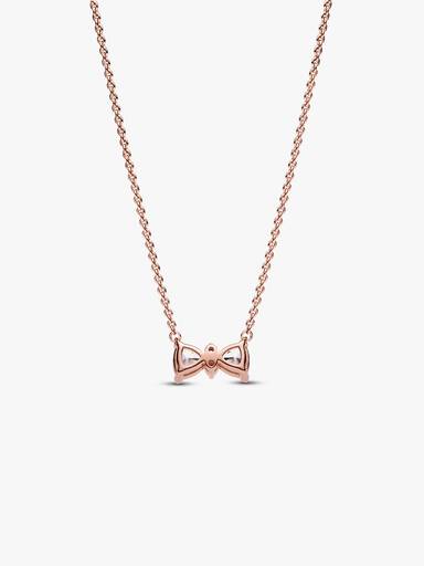 Sparkling Bow Necklace
