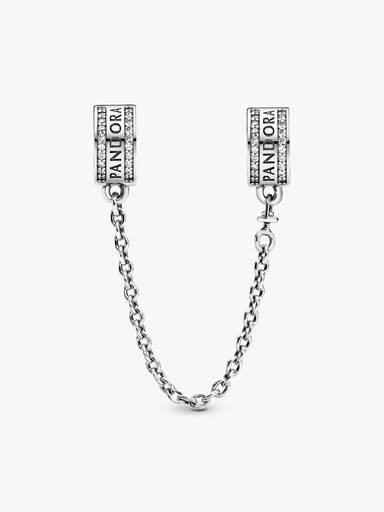 Logo Safety Chain Clip Charm