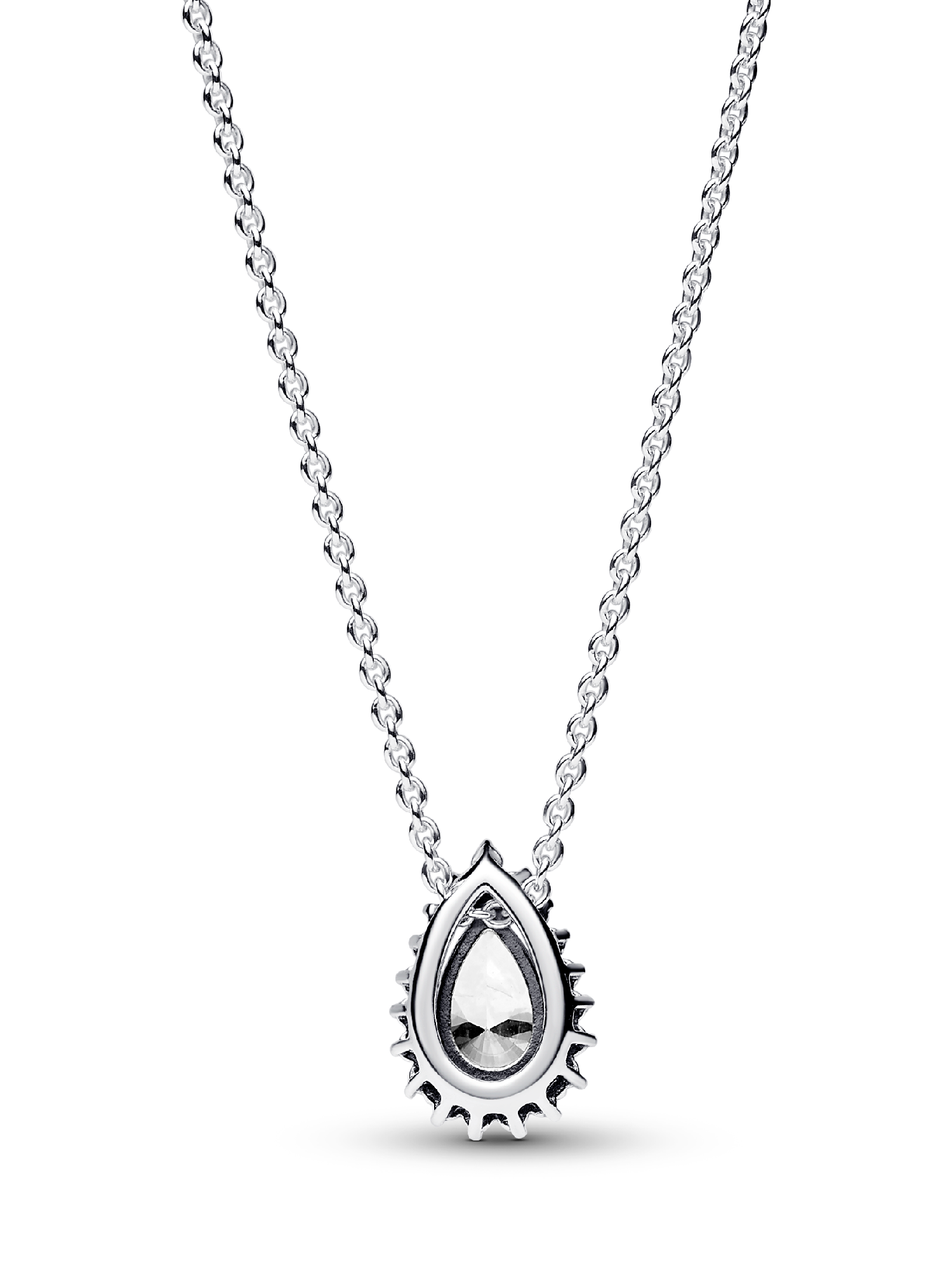 PANDORA パンドラ ネックレスRoundSparkle Haloシルバー Round Sparkle 