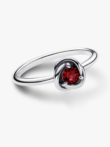 July Birthstone Eternity Circle Ring