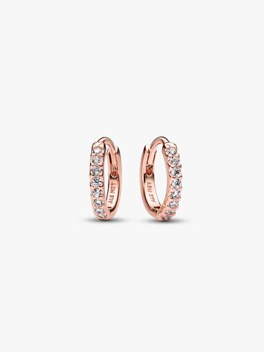 Sparkling Huggie Hoop Earrings