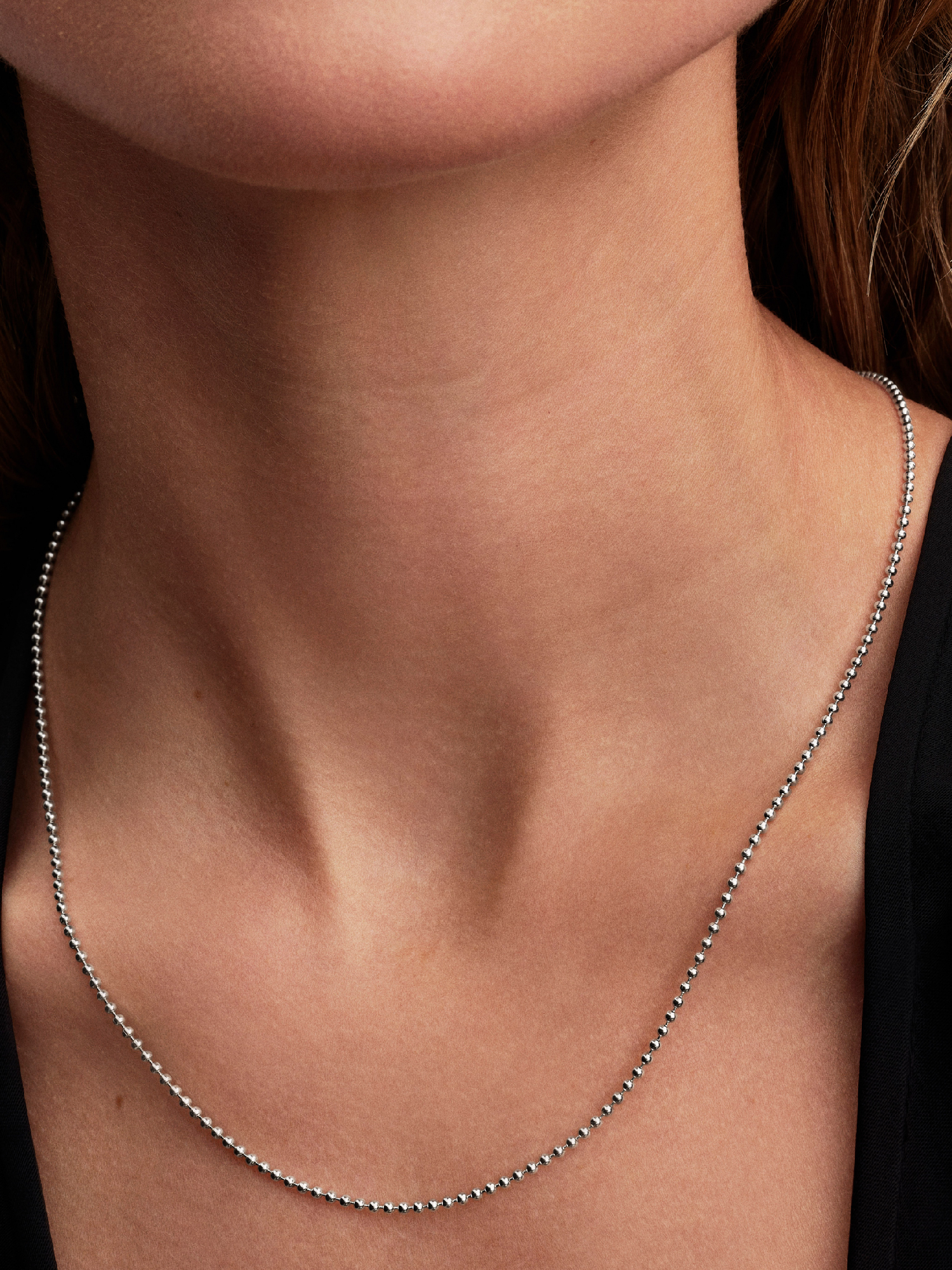 【値下げ】Pandora シルバー リングモチーフ ネックレス Ball Chain Necklace | スターリングシルバー | パンドラ'