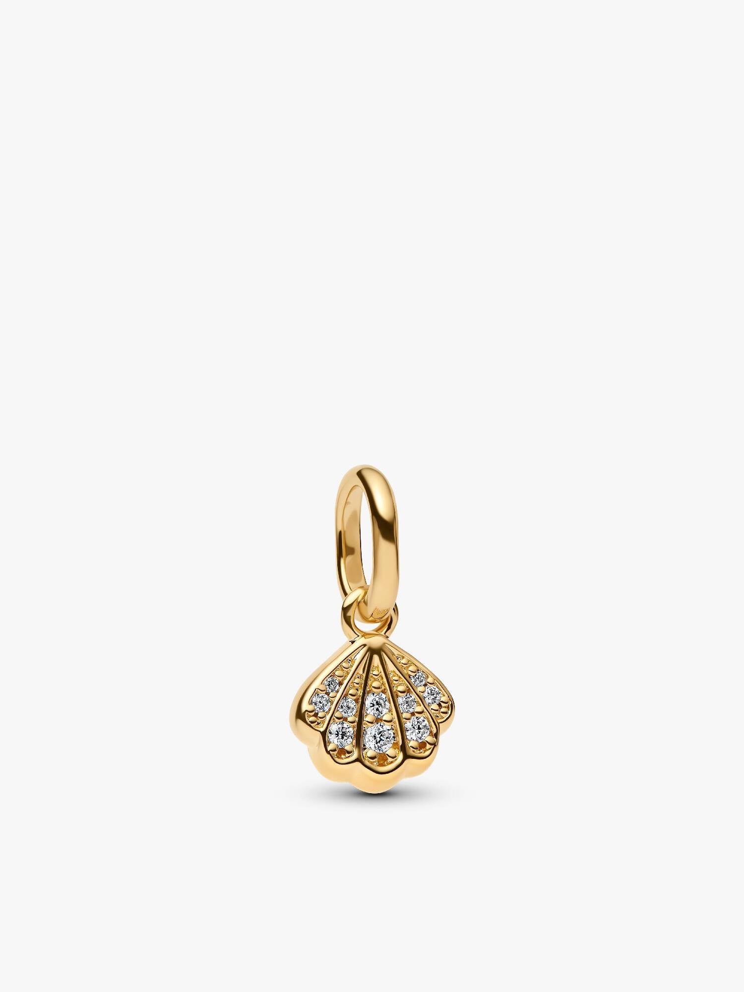 Sparkling Shell Mini Dangle Charm