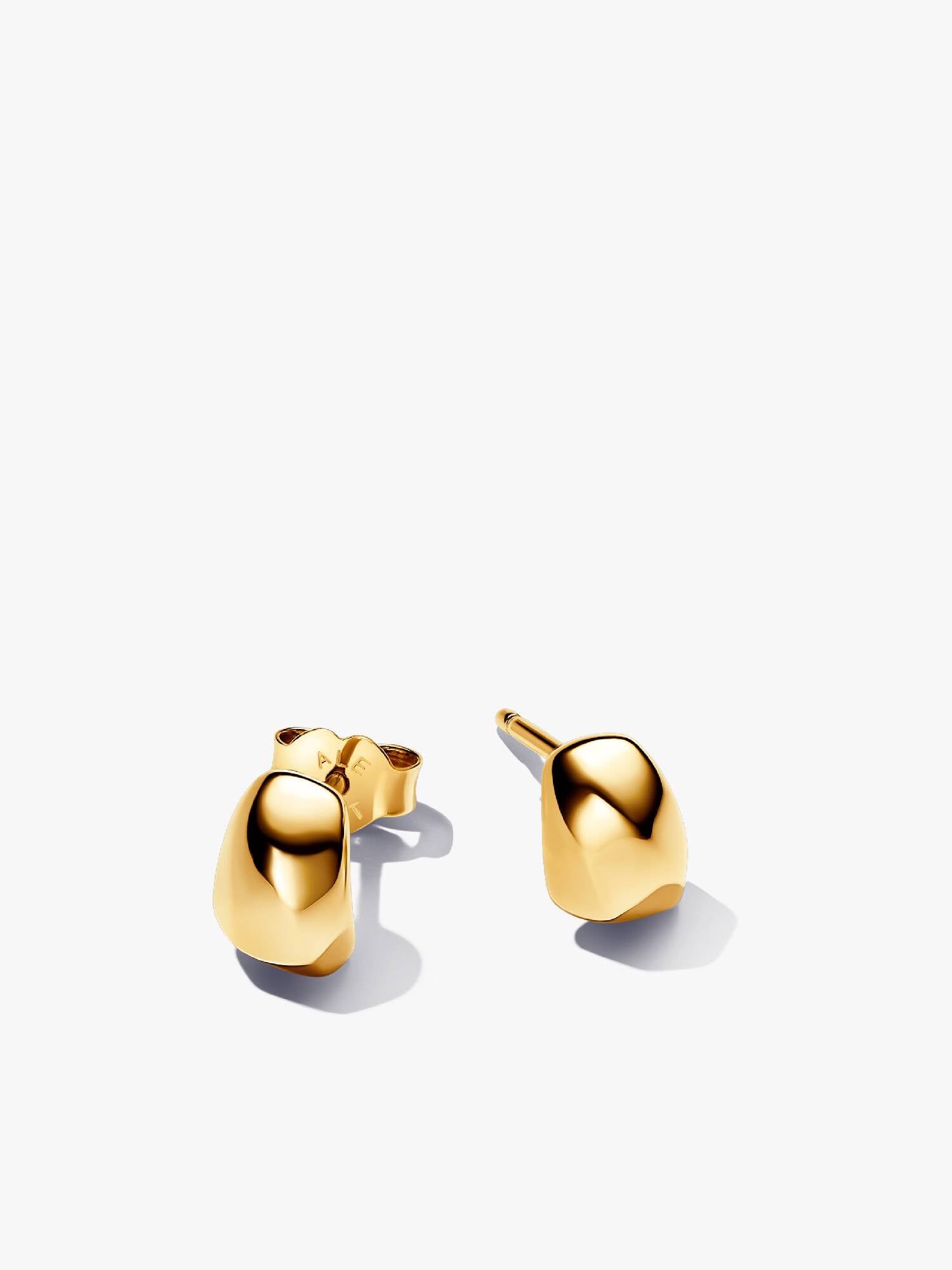 Organically Shaped Stud Earrings