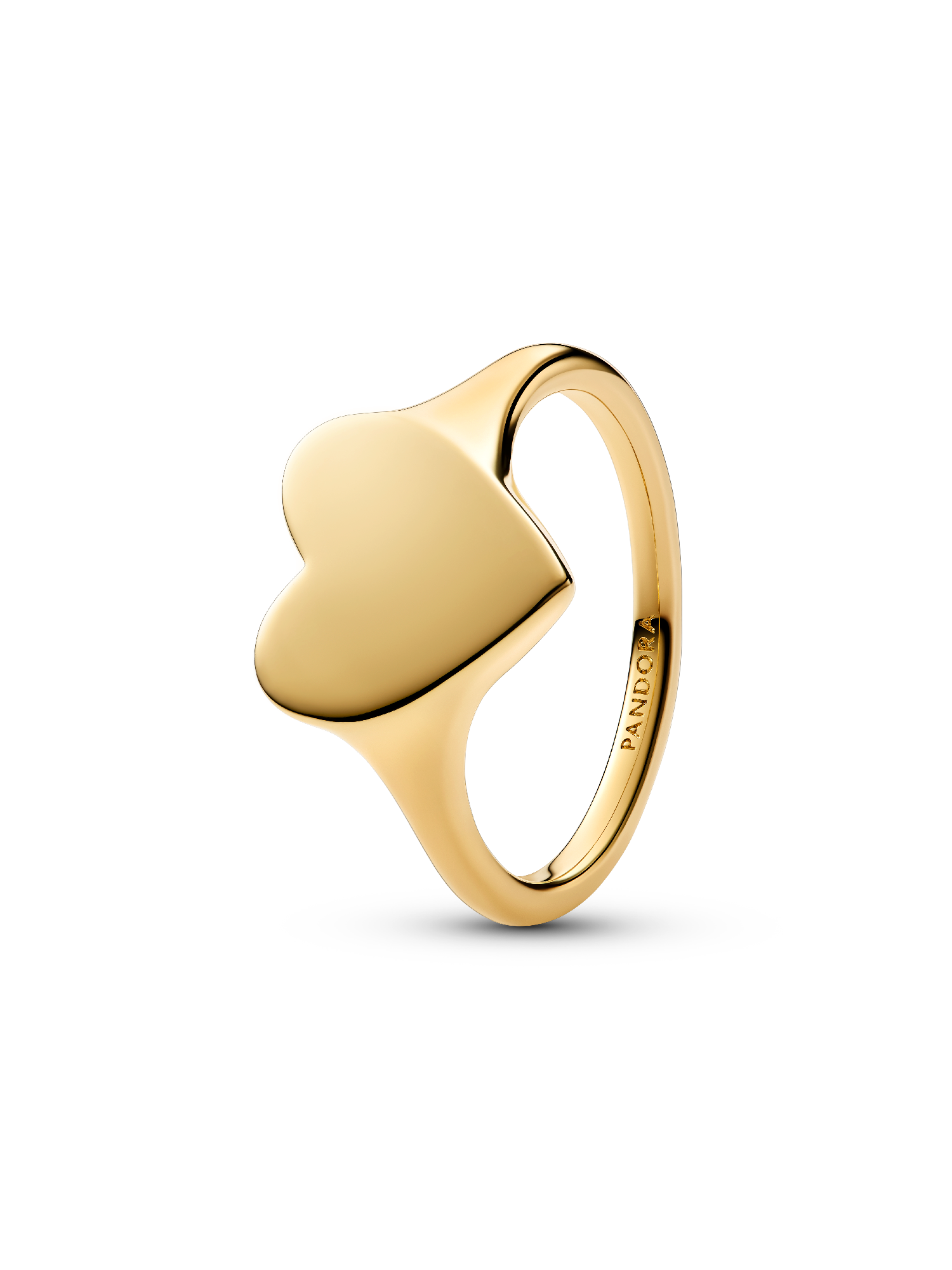Engravable Heart Ring | ゴールドプレーティング | パンドラ'