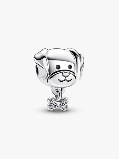 Pet Dog & Bone Charm