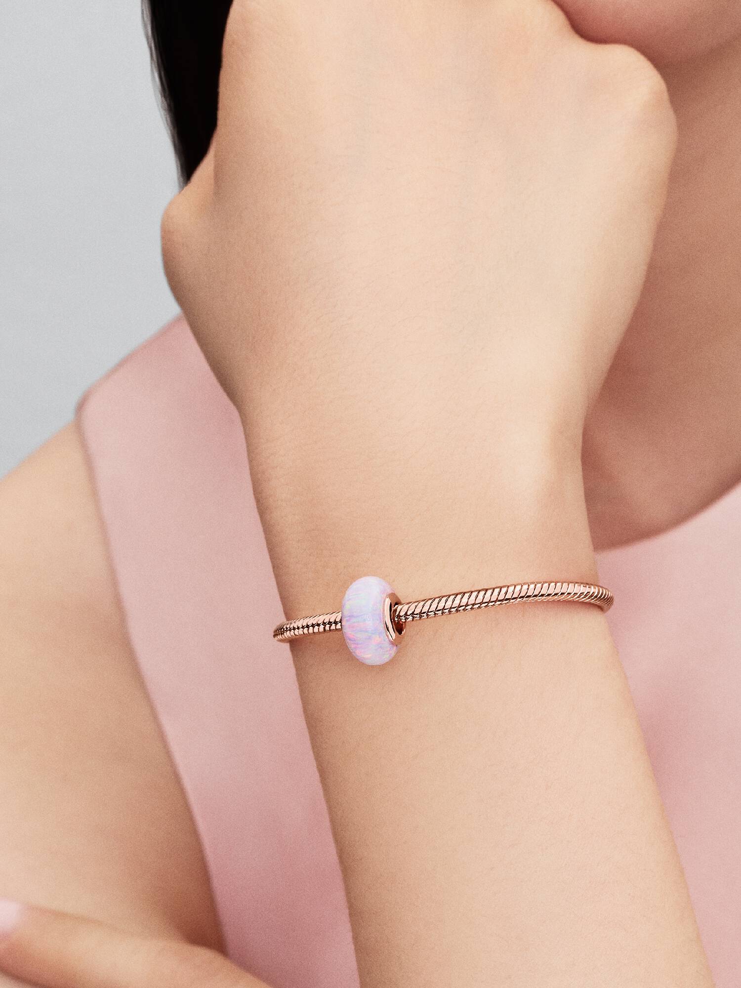 Opalescent Pink Charm