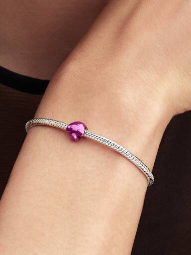 Pink Mushroom Mini Charm