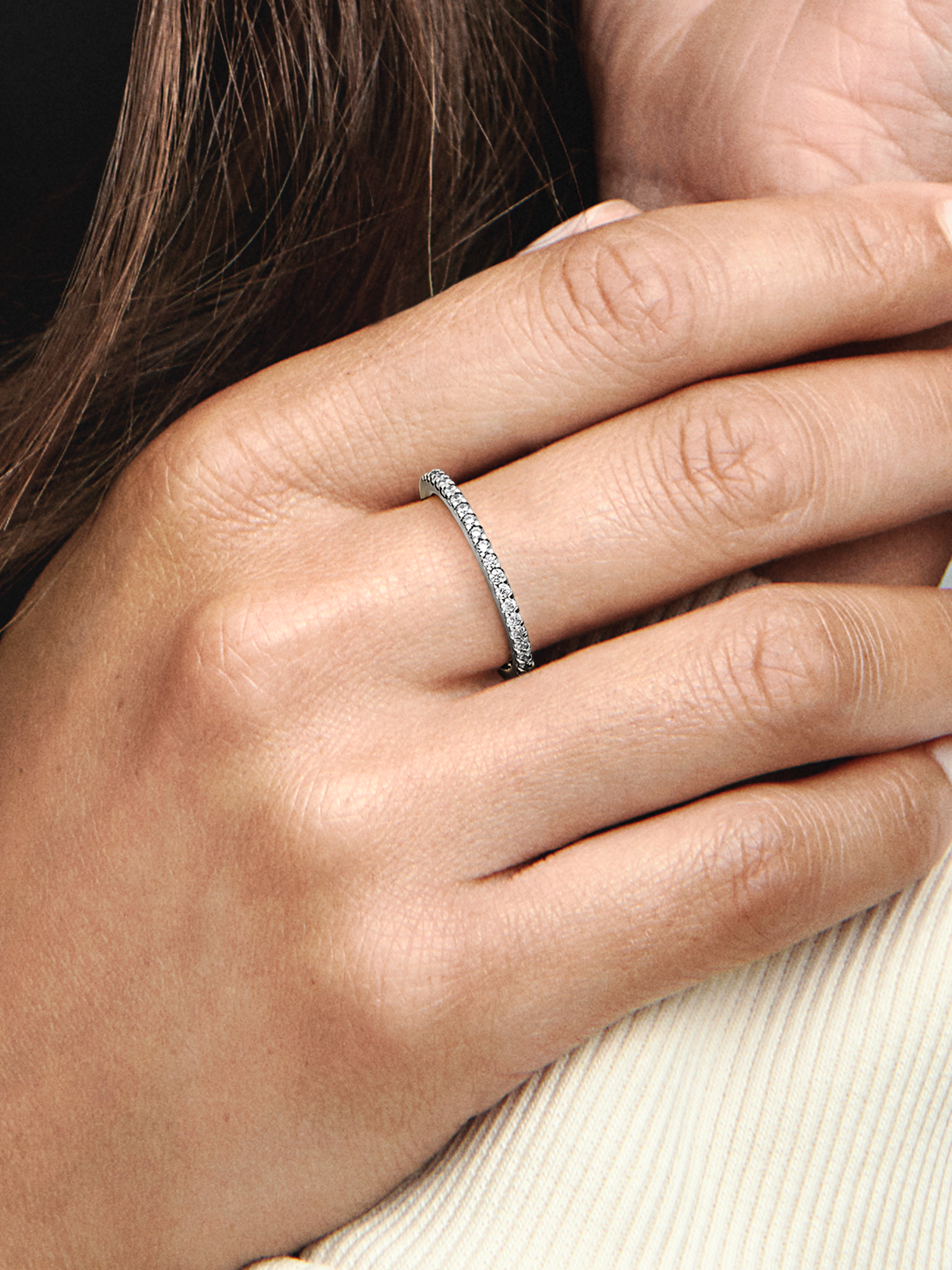 Sparkling Band Ring | スターリングシルバー | パンドラ'