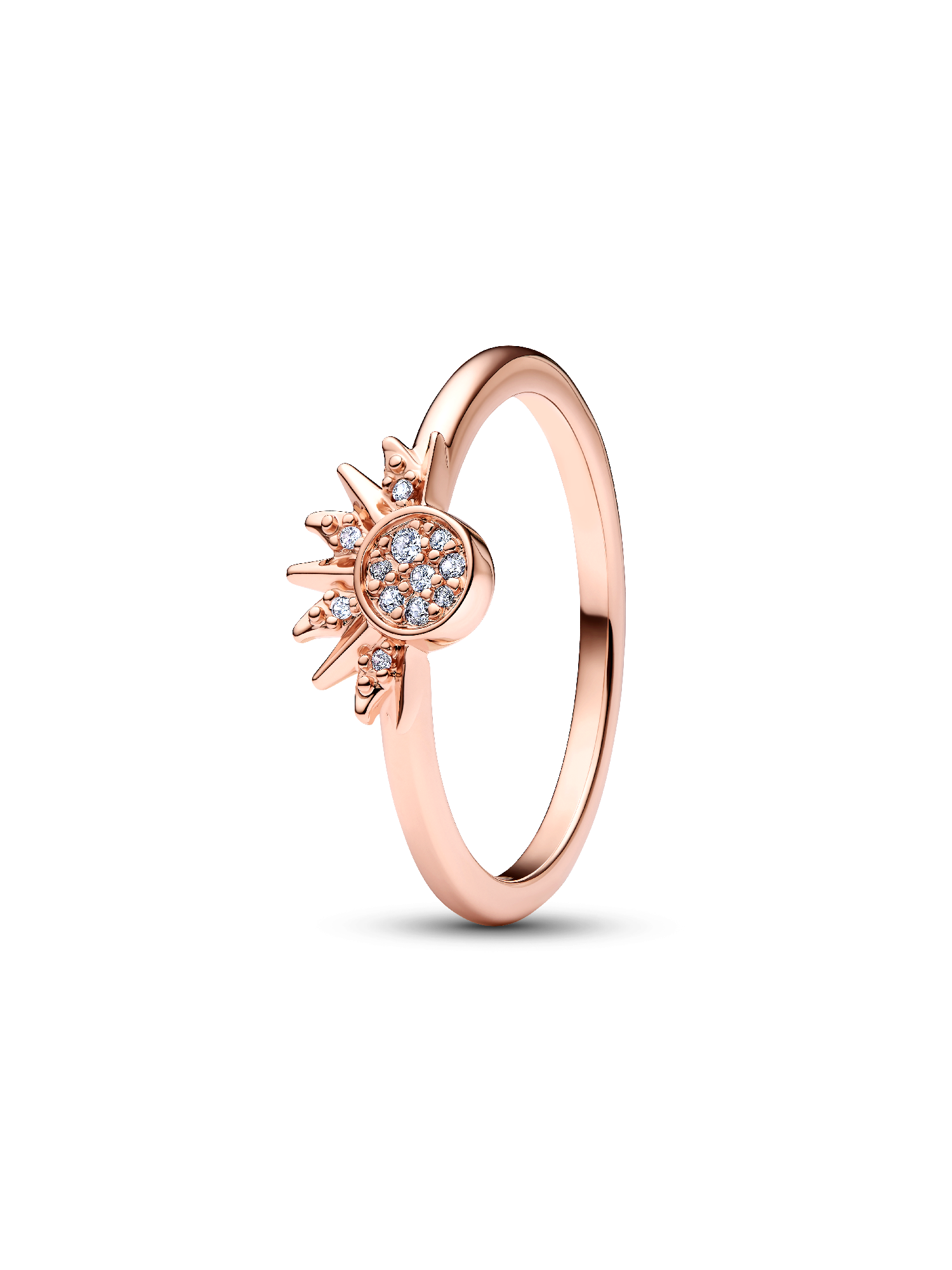 Celestial Sparkling Sun Ring