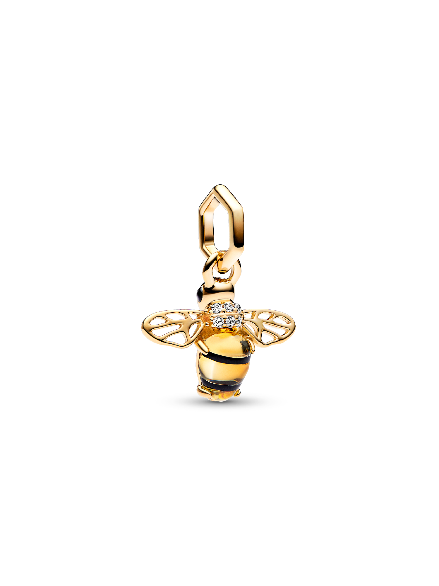 Sparkling Bee Dangle Charm | ゴールドプレーティング | パンドラ'