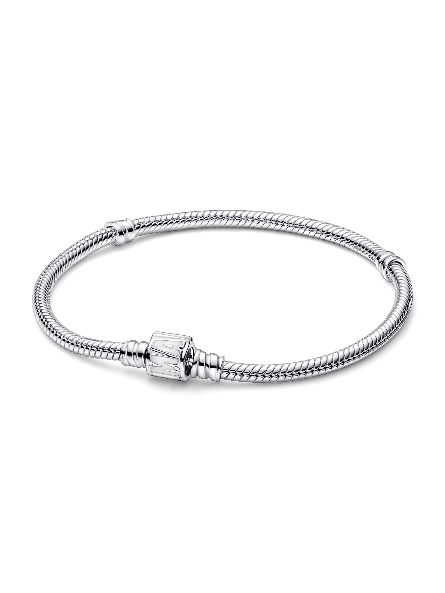 Pandora Moments Marvel Logo Clasp Snake Chain Bracelet