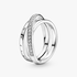 Crossover Pavé Triple Band Ring Crossover Pavé Triple Band Ring