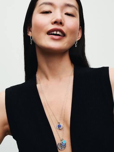 Pavé Link Earring