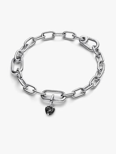 Pandora ME Black Chakra Heart Mini Dangle Charm