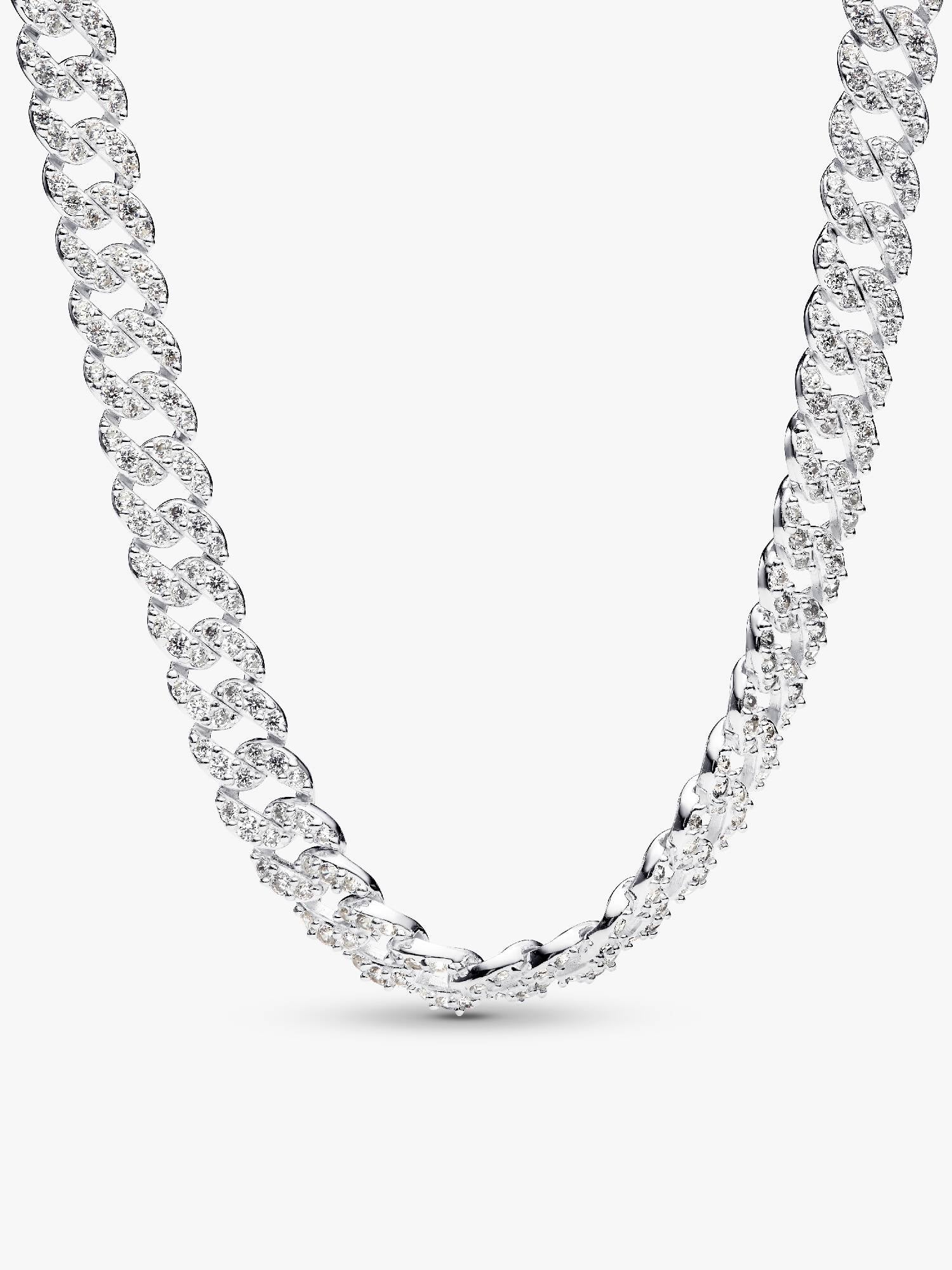 Pavé Cuban Chain Necklace
