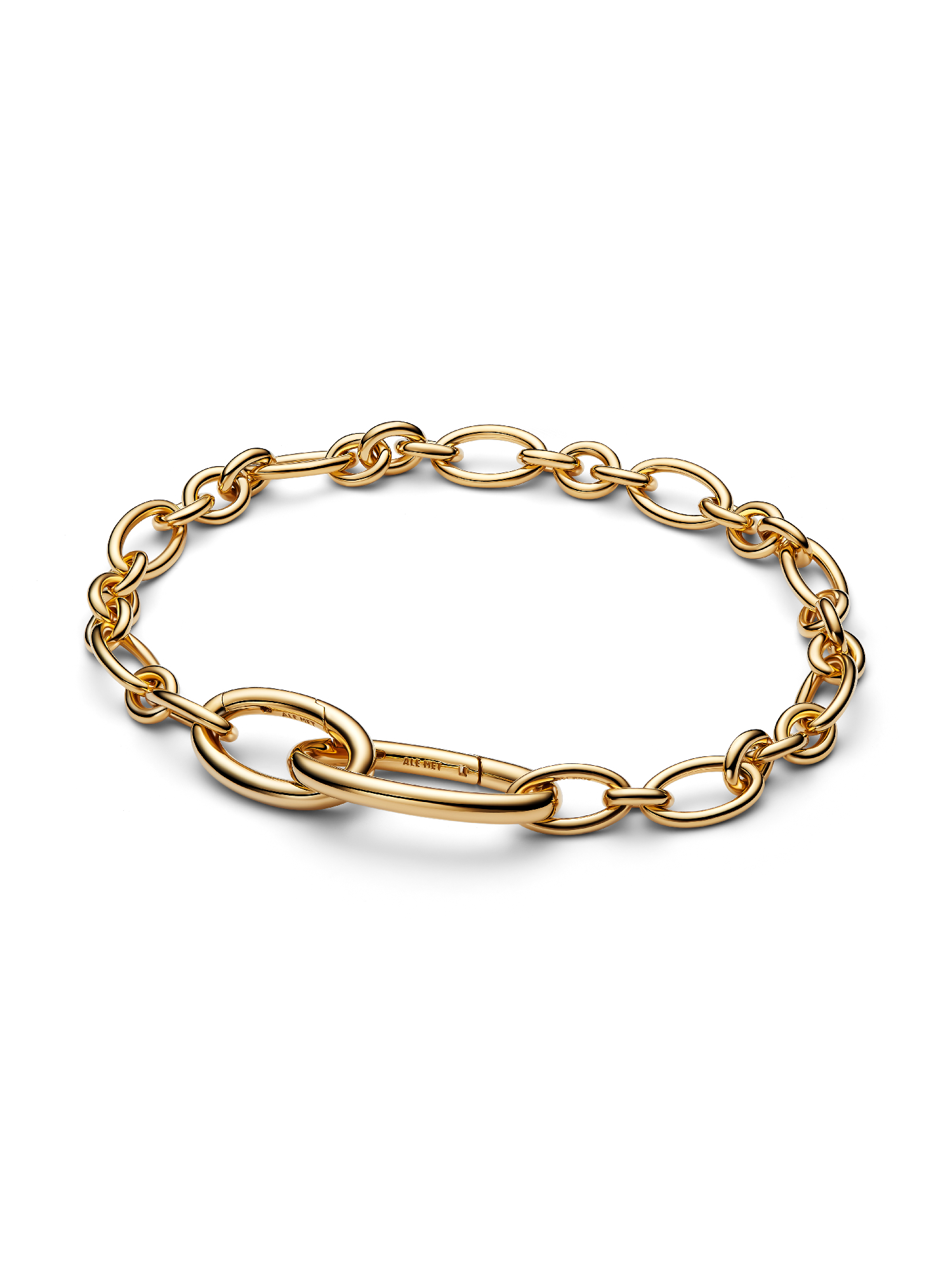 Openable Oval Link Chain Bracelet | ゴールドプレーティング | パンドラ'