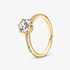 Clear Sparkling Crown Solitaire Ring Clear Sparkling Crown Solitaire Ring