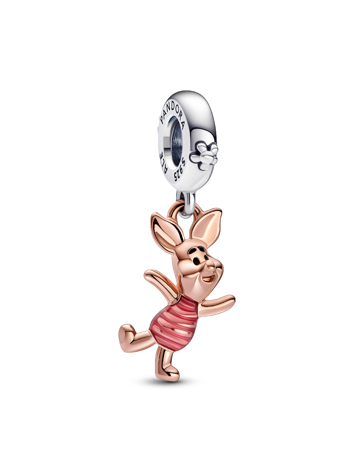 Disney Winnie the Pooh Piglet Dangle Charm | ツートーン | パンドラ'