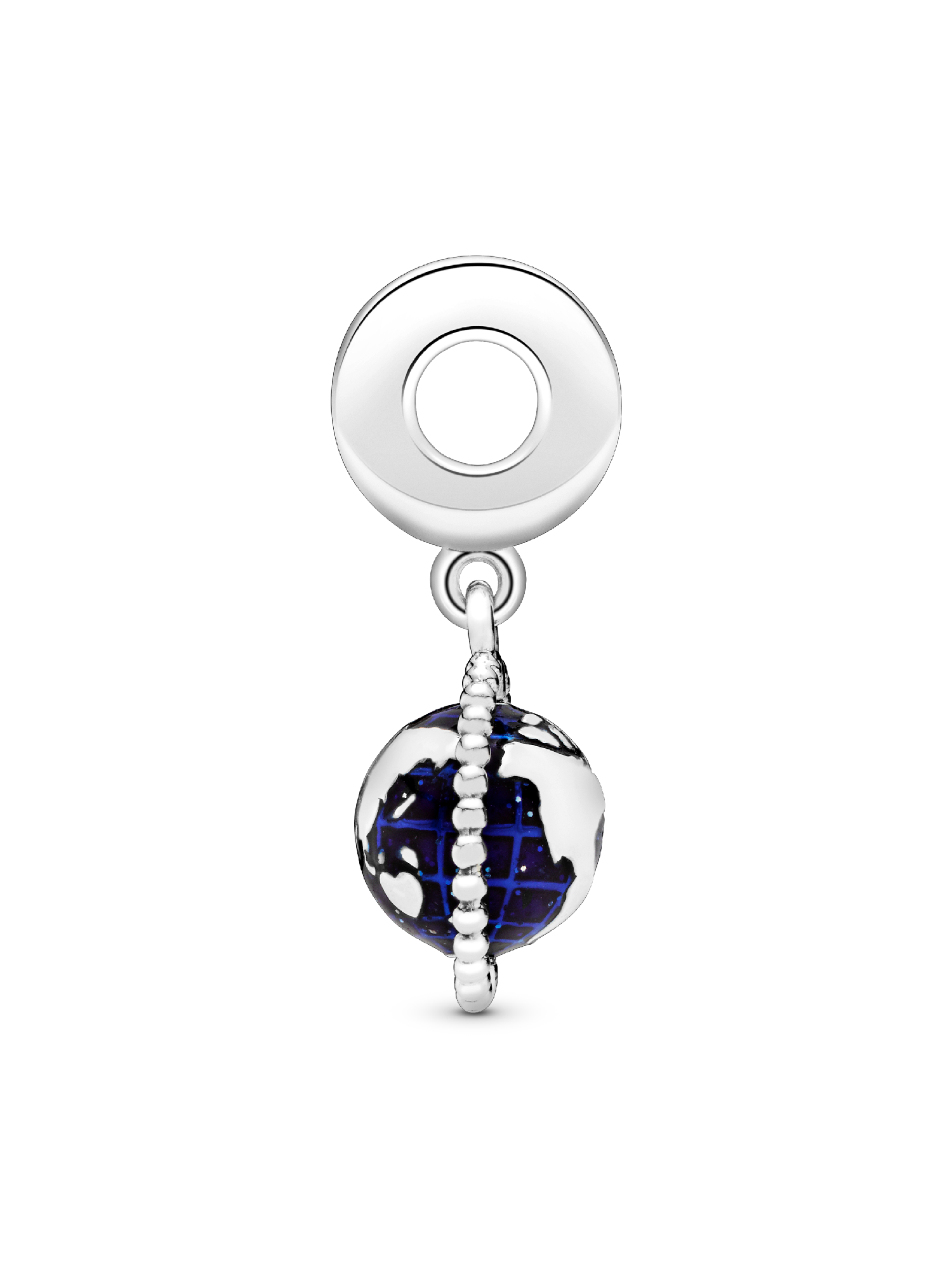 Spinning Globe Dangle Charm | スターリングシルバー | パンドラ'
