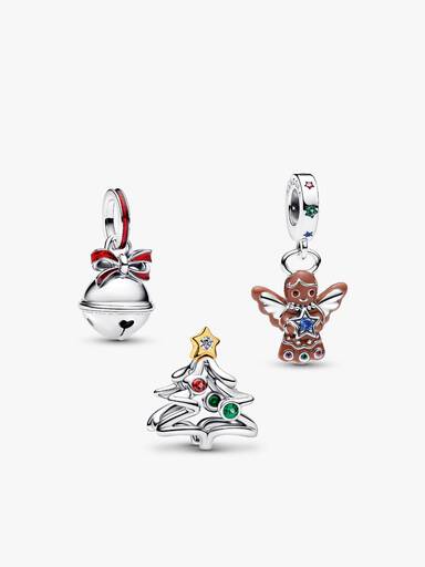 Deck the Halls Charm Trio
