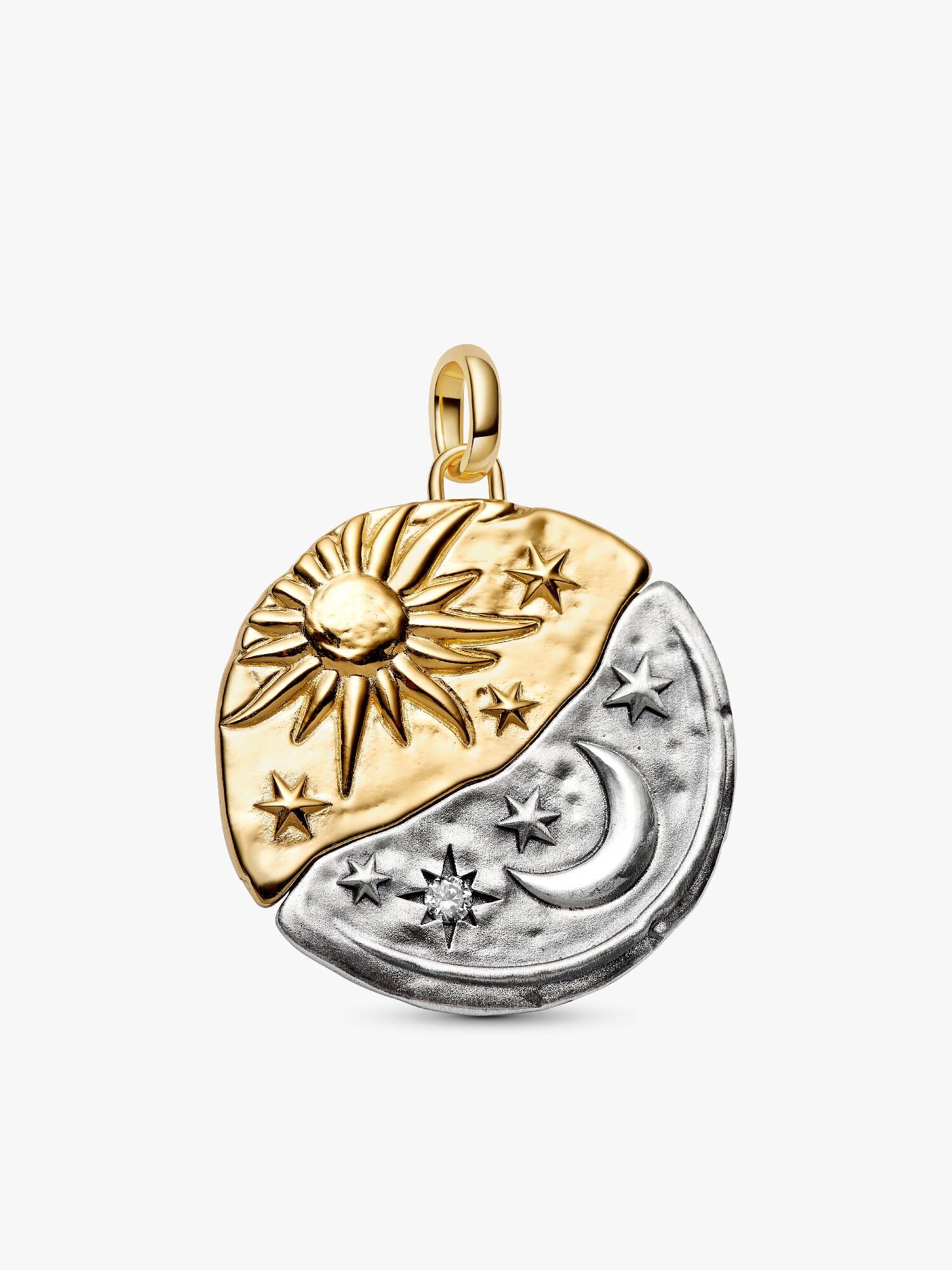 Sun & Moon Oversized Medallion Charm