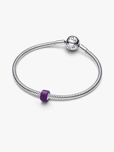 Purple Murano Glass Mini Charm
