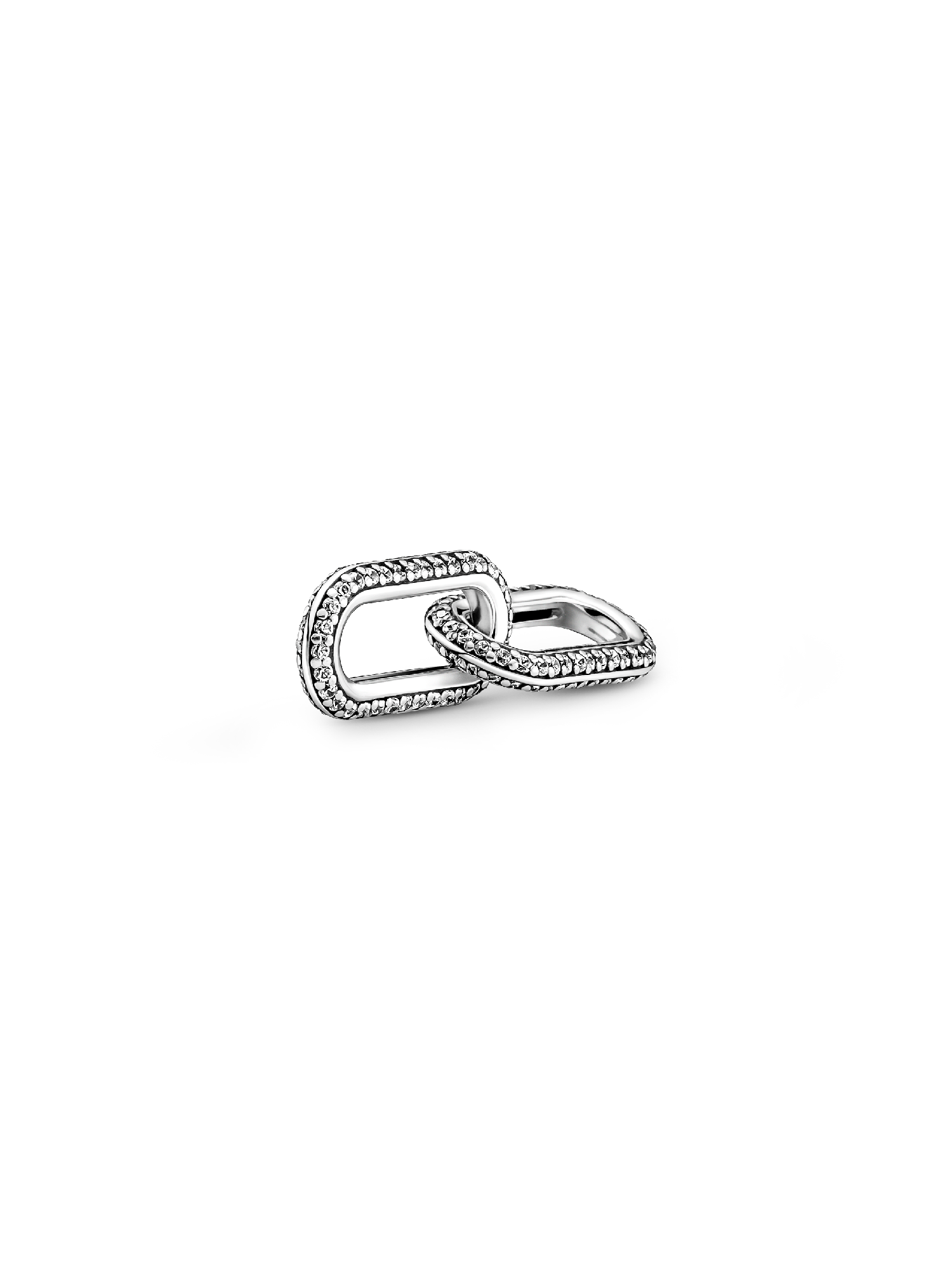 Pandora ME Styling Pavé Double Link | スターリングシルバー | パンドラ'