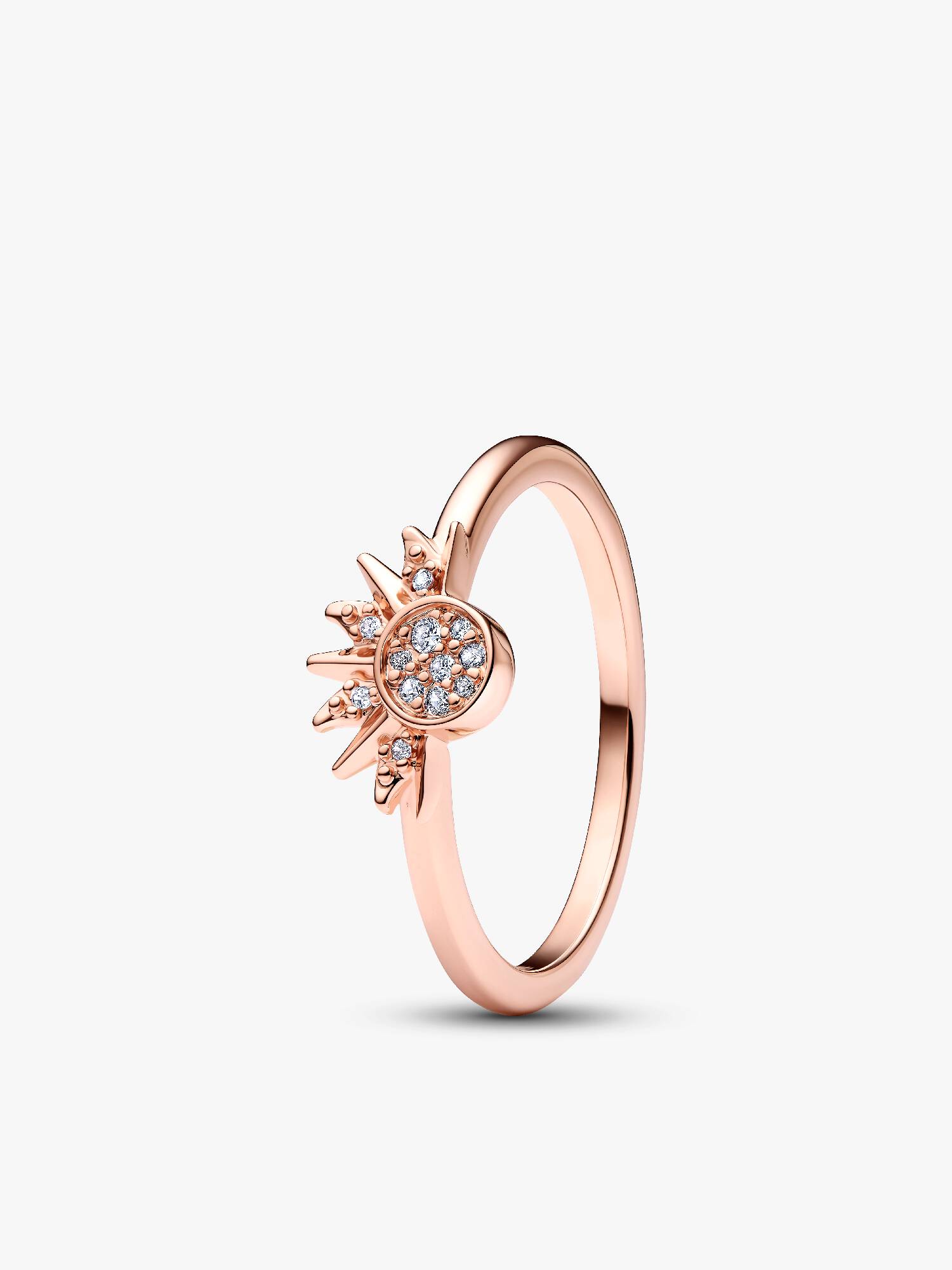 Celestial Sparkling Sun Ring