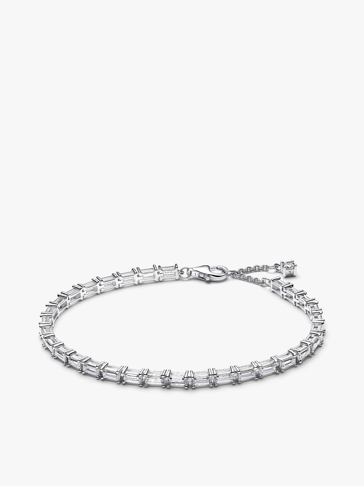 Sparkling Baguette Tennis Bracelet
