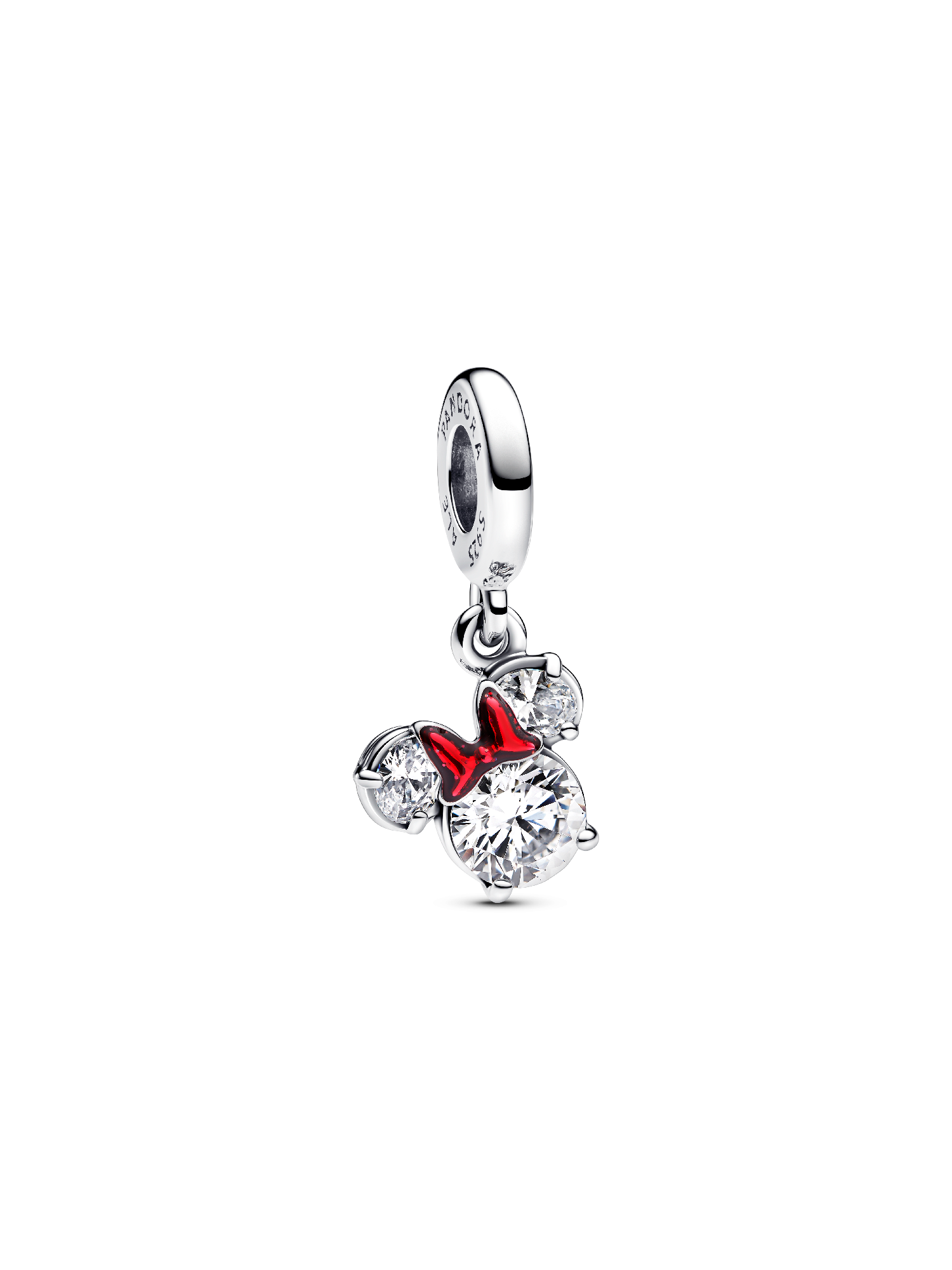 PANDORA ブレスレット チャームセット ディズニー パンドラミニーちゃん赤 Disney Minnie Mouse Silhouette Dangle Charm | スターリングシルバー