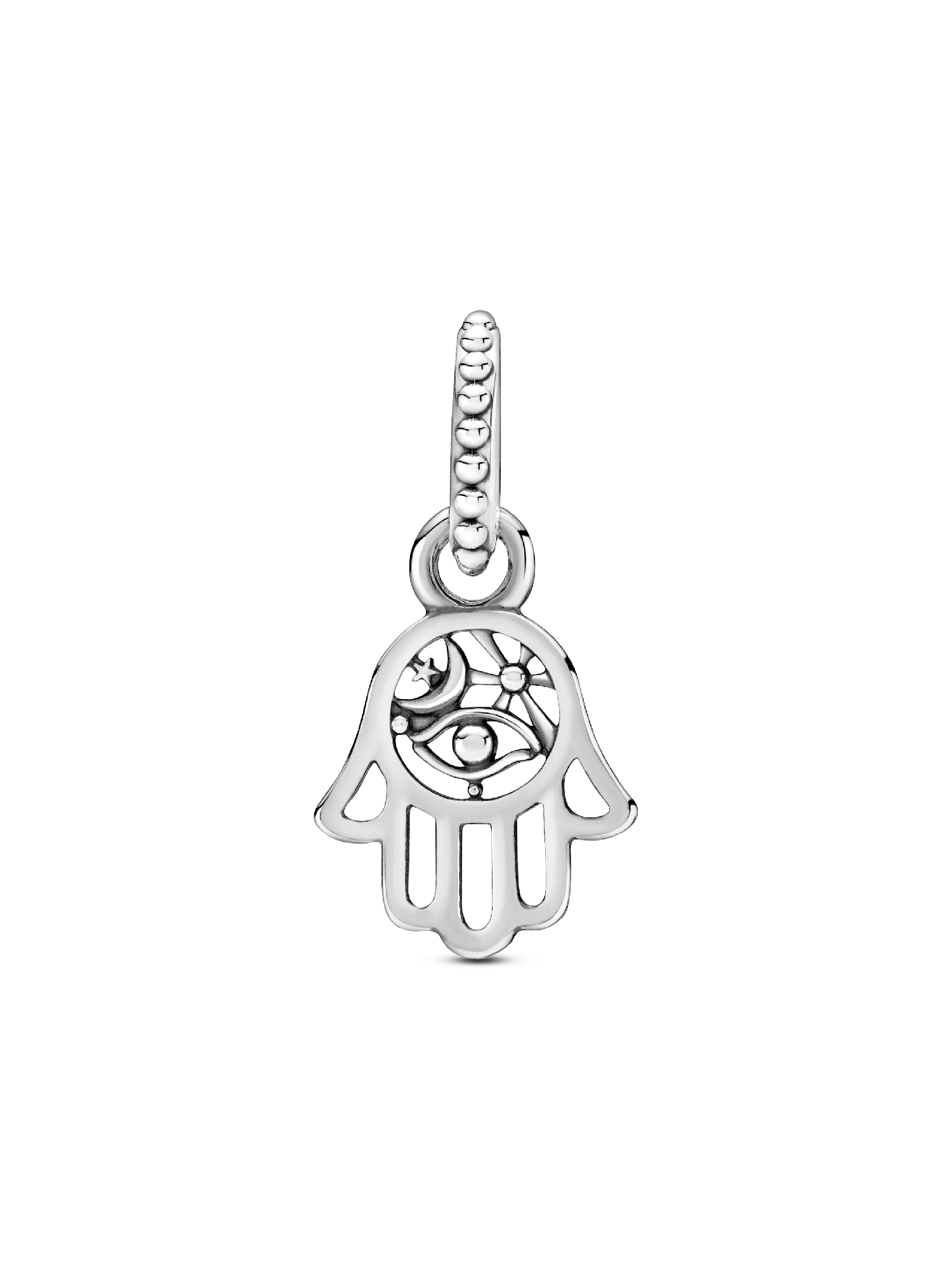 アゲート ハムサ ハンド ★スタンド付き Protective Hamsa Hand Dangle Charm | スターリングシルバー | パンドラ'