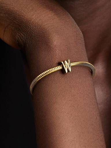 Letter W Alphabet Charm