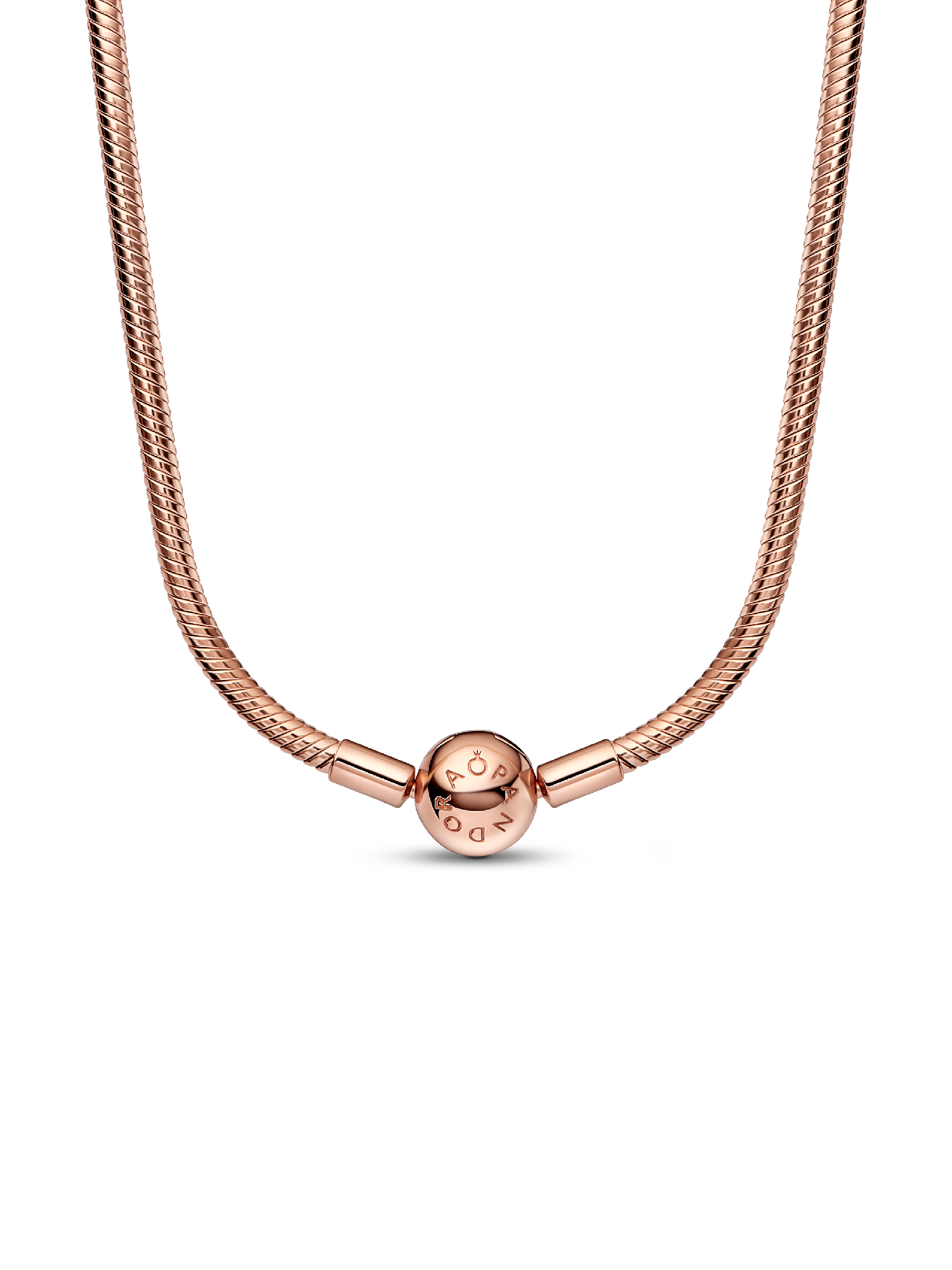 Snake Chain Necklace | ローズゴールドプレーティング | パンドラ'