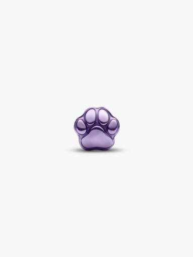 Purple Paw Mini Charm
