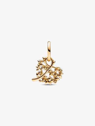 Sparkling Heart & Family Tree Dangle Charm