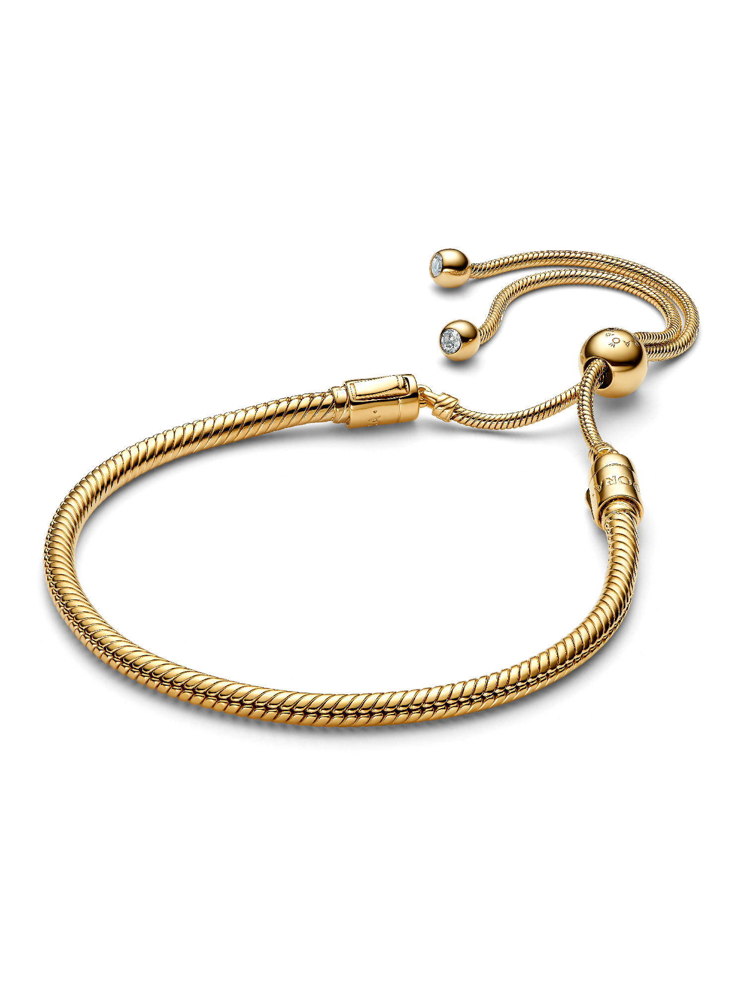 Snake Chain Slider Bracelet | ゴールドプレーティング | パンドラ'