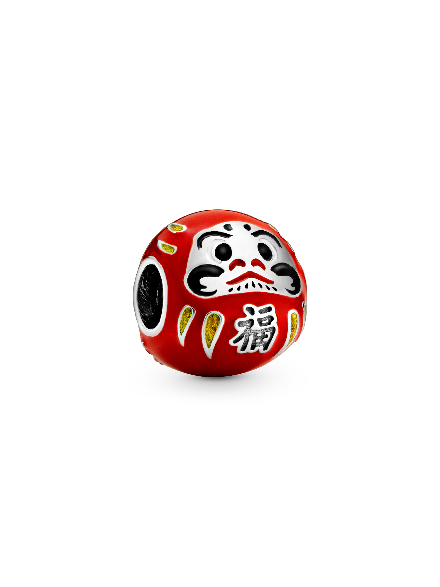 Red Daruma Doll Charm | スターリングシルバー | パンドラ'