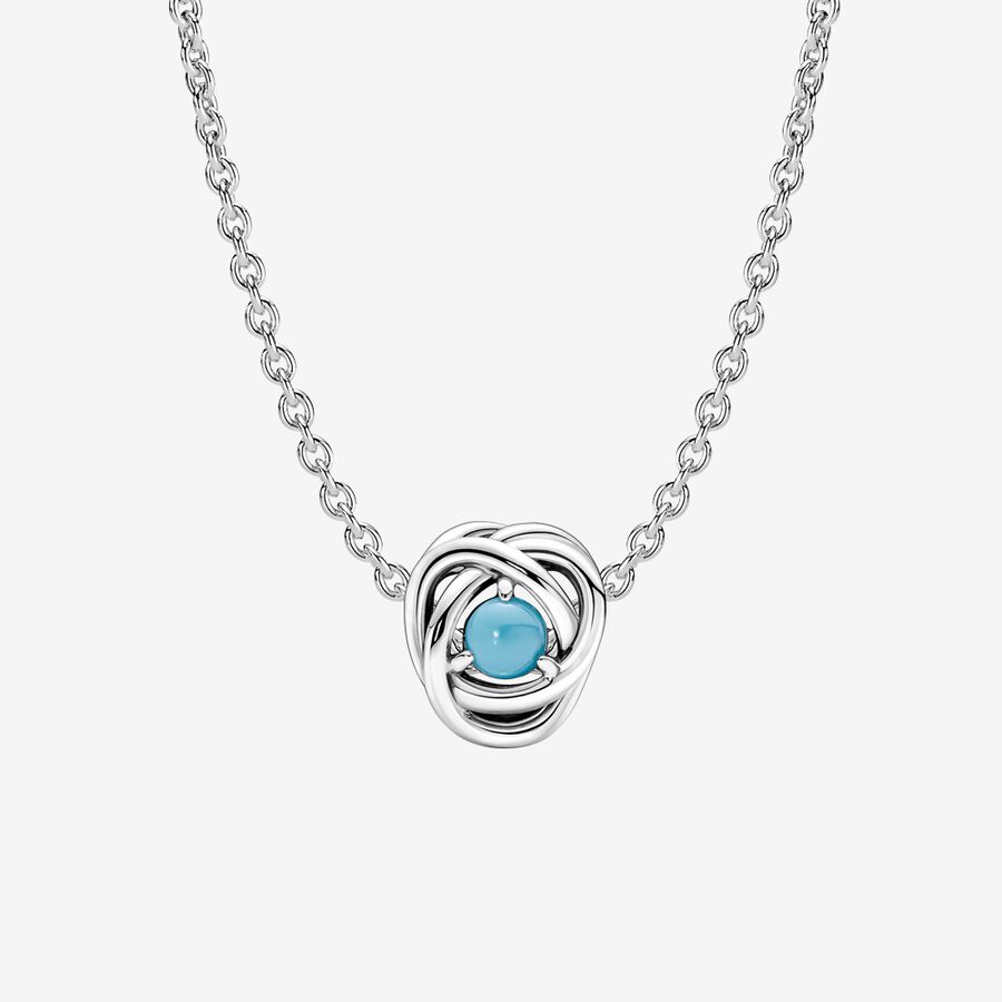 December Crystal Birthstone Necklace Set image number 0