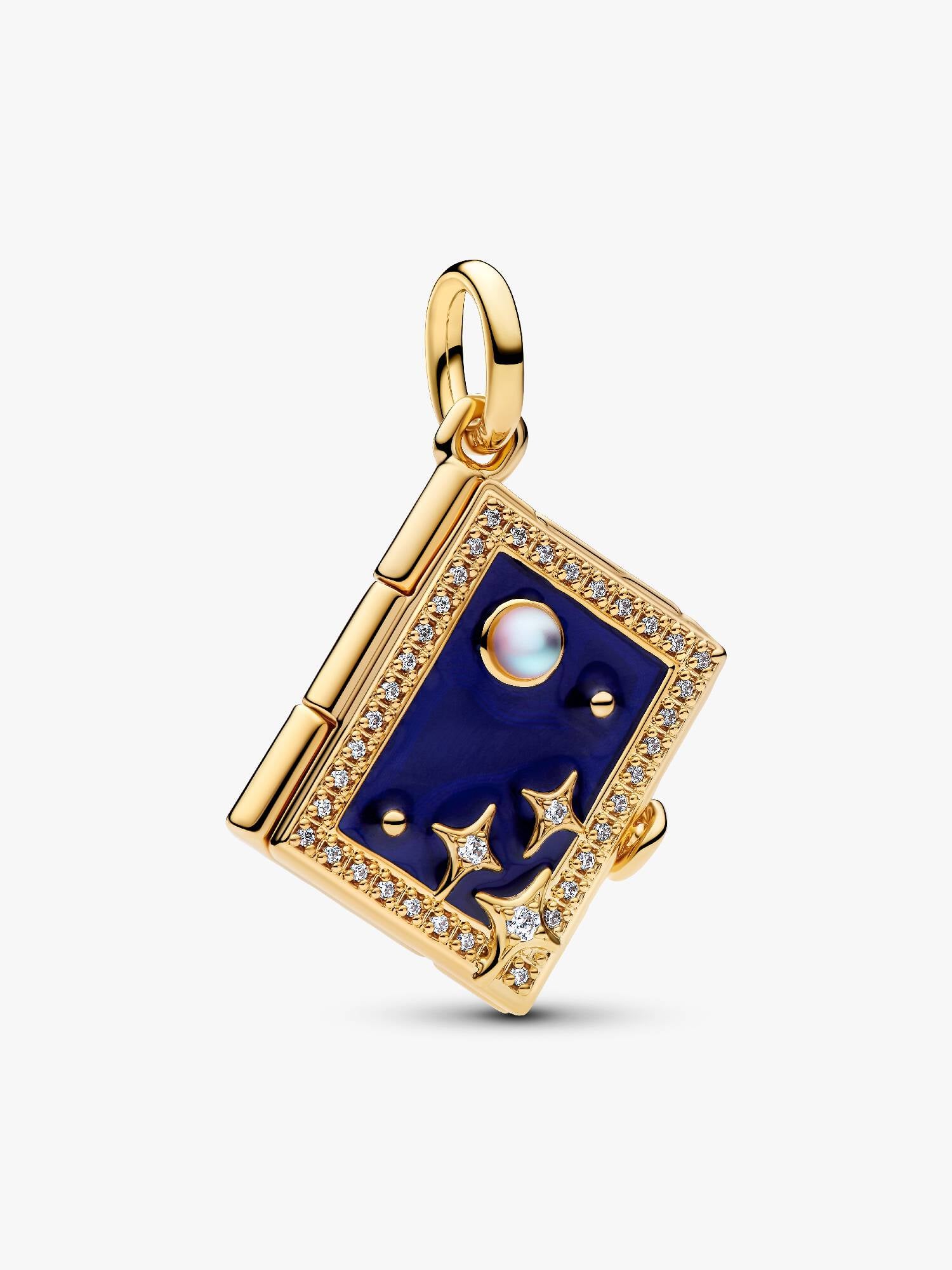 Engravable Magic Book Dangle Charm 