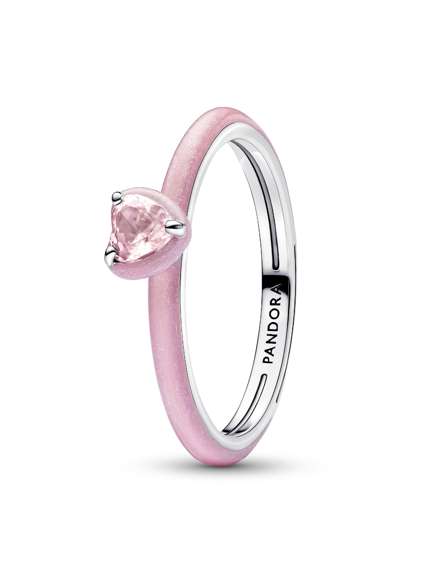 Pink Chakra Heart Ring | スターリングシルバー | パンドラ'