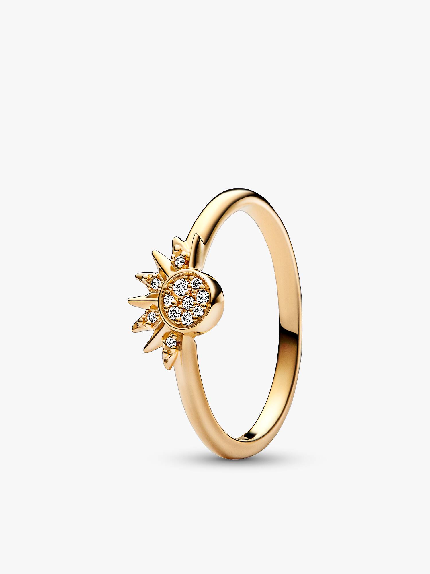 Celestial Sparkling Sun Ring