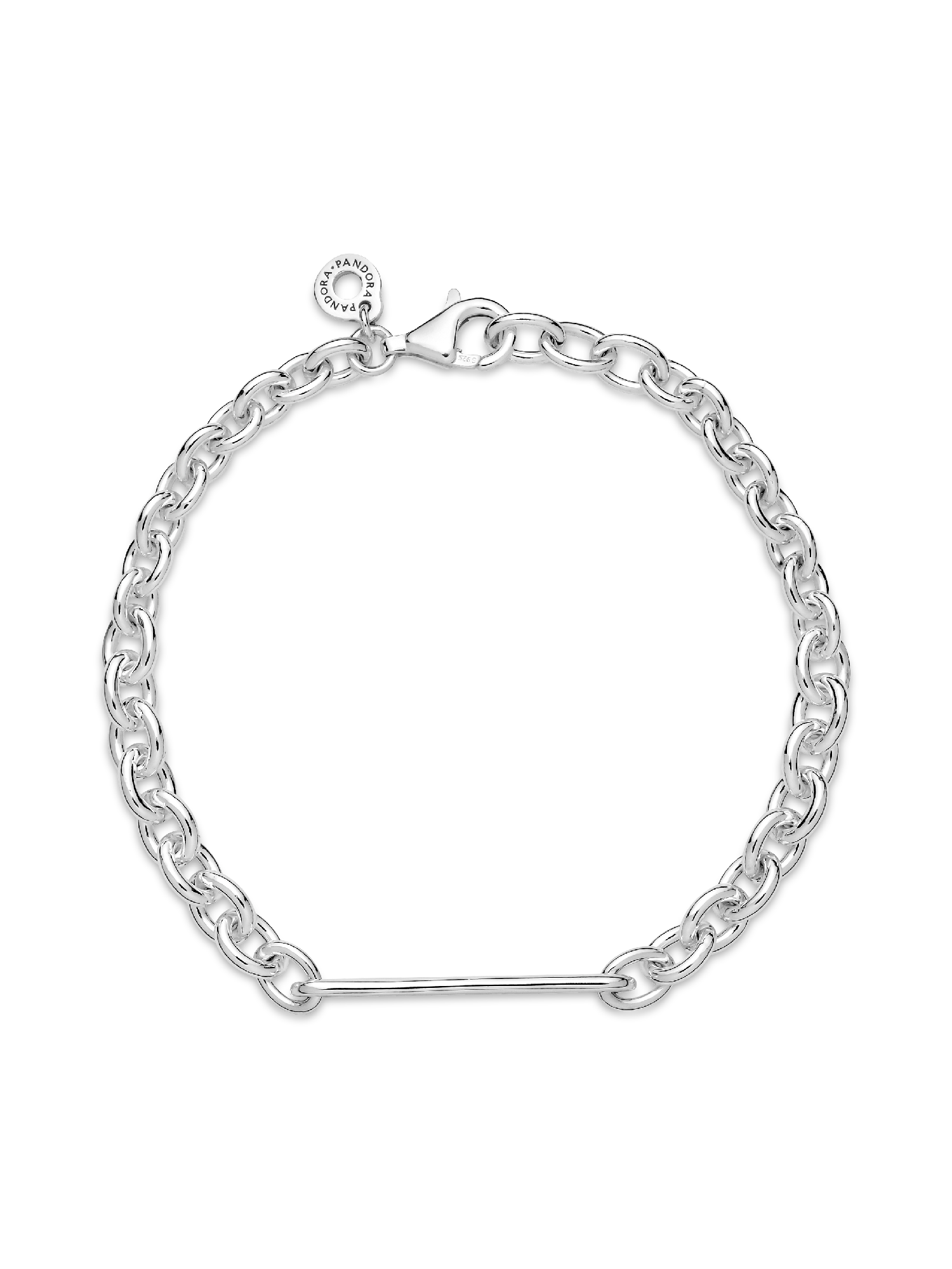 Engravable Bar Link Bracelet | スターリングシルバー | パンドラ'