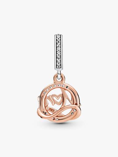 Two-tone Mum Dangle Charm