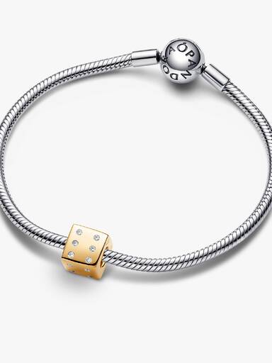 Sparkling Dice Charm